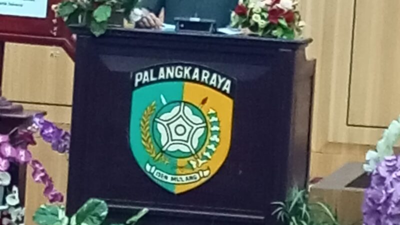 Raperda Pengurangan Resiko Bencana, Wakil Walikota Beri Jawaban Atas Padangan Umum DPRD.