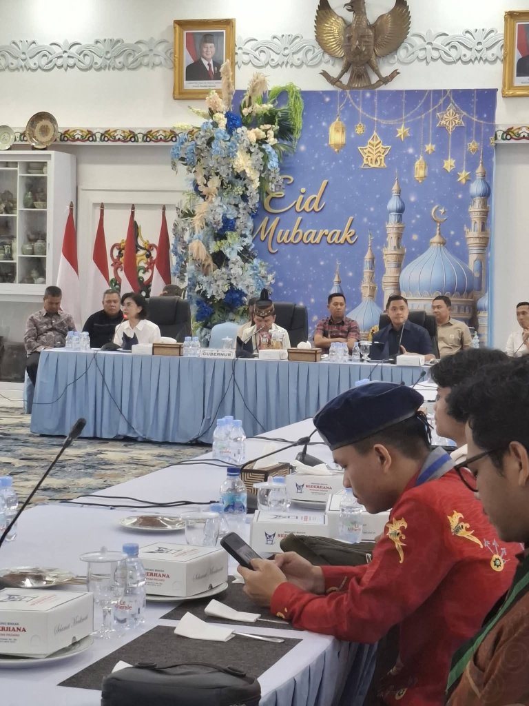 Perkuat Silaturahmi, Gubernur Gelar Hala Bihalal Bersama Ormas Kepemudaan dan Mahasiswa.