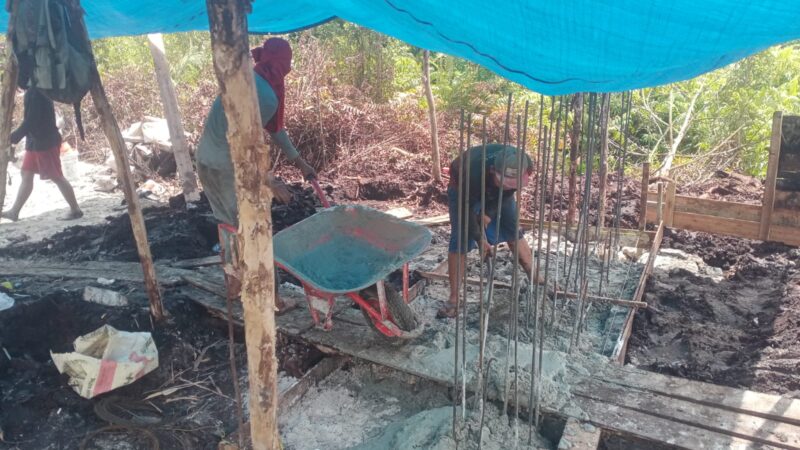 Wujud Sinergi TNI dan Masyarakat, Pembangunan Jembatan Garuda Dikebut