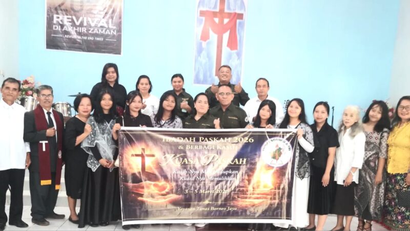 Yayasan Tunas Borneo Jaya Berbagi Kasih Jumat Agung, Salurkan Sembako