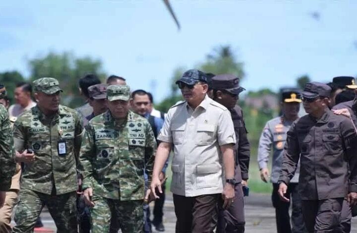 Dugaan Korupsi Tambang, Bersama Mentri Pertahanan, Kejagung Sita Langsung Aset PT.AKT Di Mura.
