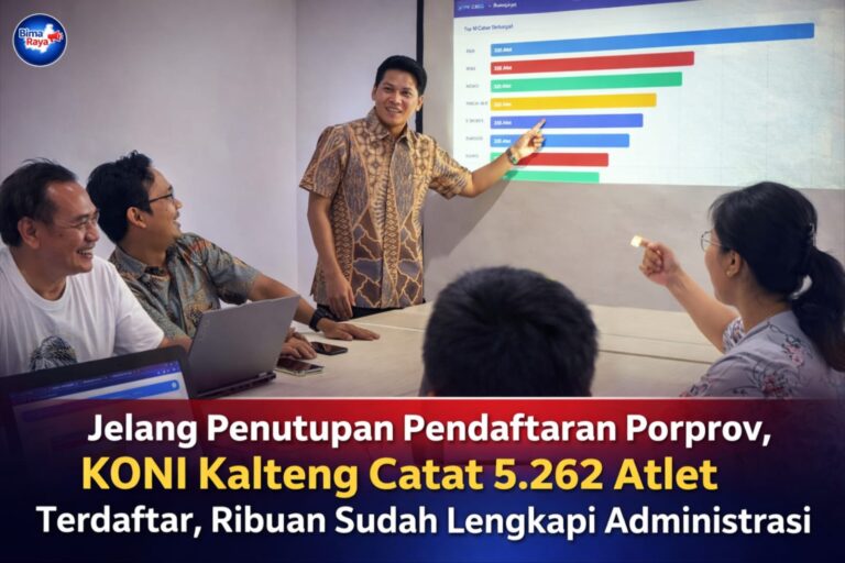 Tercatat 5.262 Atlet Mendaftar Ikuti Pekan Olahraga Provinsi Kalteng 2026.