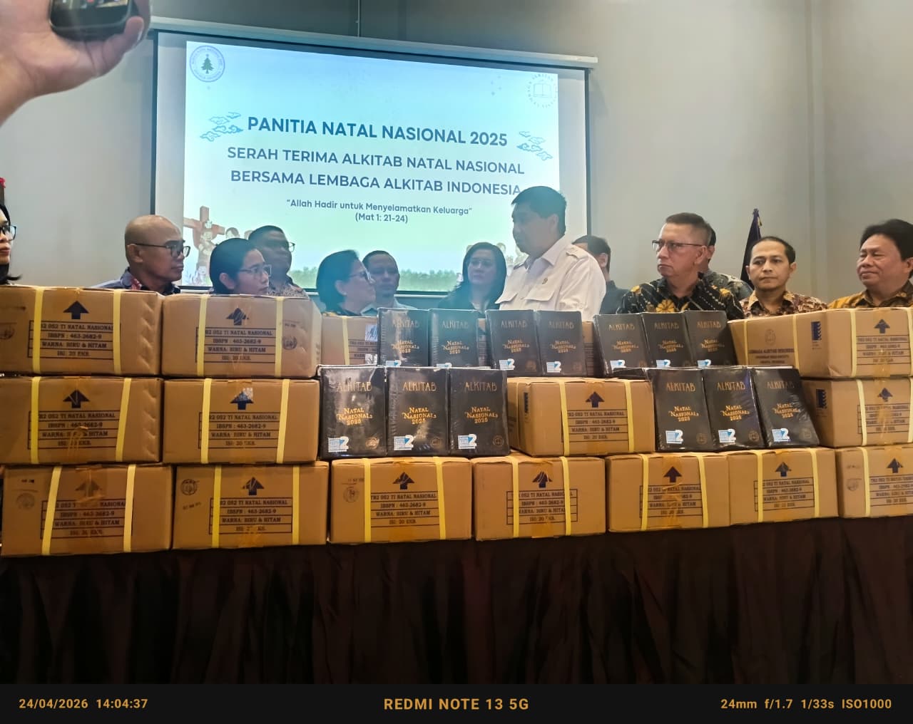 PNN 2025 Cetak 30 Eksemplar Alkitab Salurkan Ke daerah 3T dan Kawasan Bencana Alam