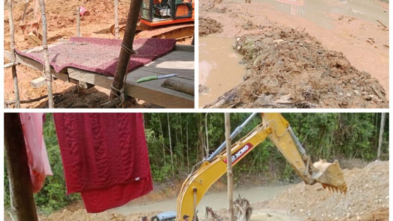 Laporan Polisi Belum Ditindaklanjuti, PETI DI Gunung Mas Dibiarkan.