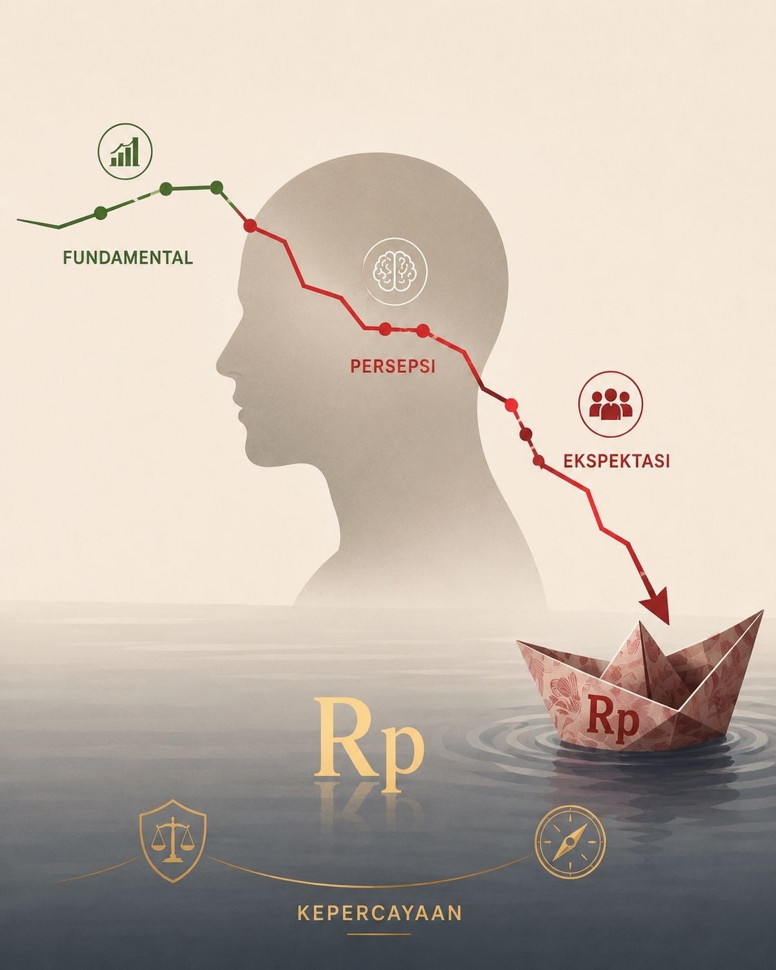 Rupiah, Persepsi, dan Psikologi – Krisis Saat Pelemahan Mata Uang Tidak Lagi Sekadar Persoalan Fundamental