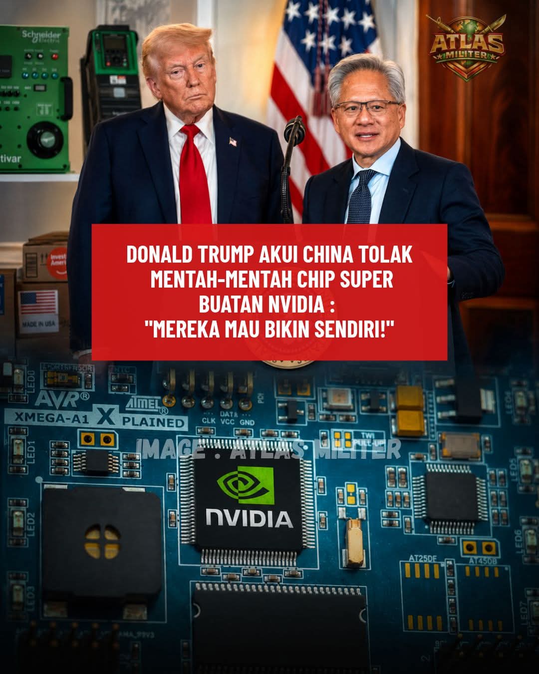 Otoritas Tiongkok Tolak Pembelian Chip Kecerdasan Buatan (AI) NVIDIA H200.