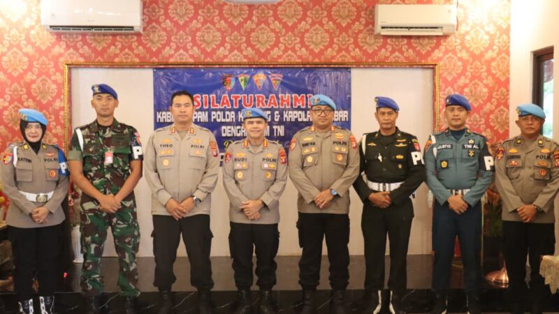 Kabidpropam Polda Kalteng Gelar Silaturahmi bersama POM TNI di Kobar, Perkuat Sinergitas Polri-TNI