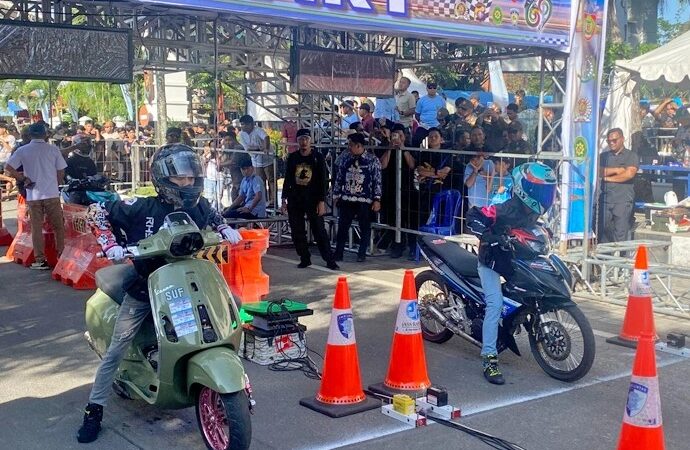 Agustiar Sabran Resmikan Gubernur Cup Drag Bike Campionship.