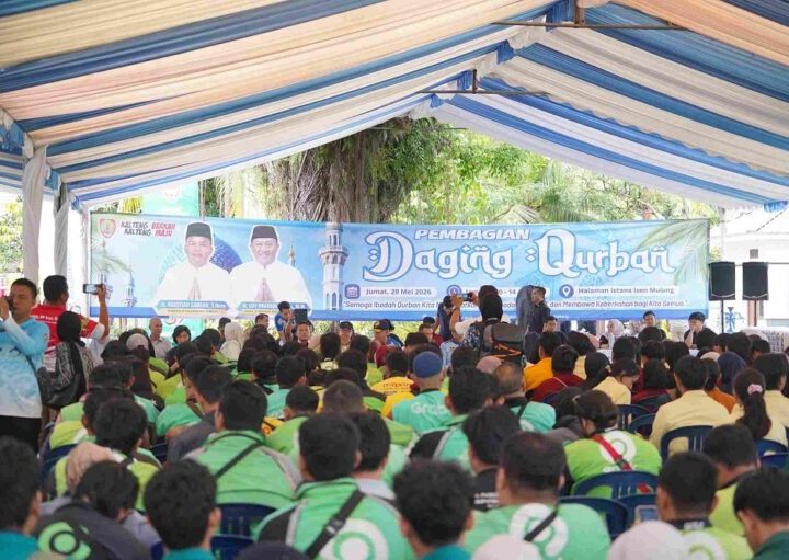 Wujud Kepedulian Iduladha 1447 H, Pemerintah Kalteng Salurkan Daging Korban.