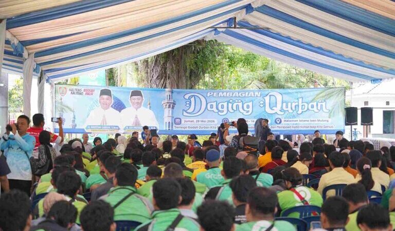 Wujud Kepedulian Iduladha 1447 H, Pemerintah Kalteng Salurkan Daging Korban.