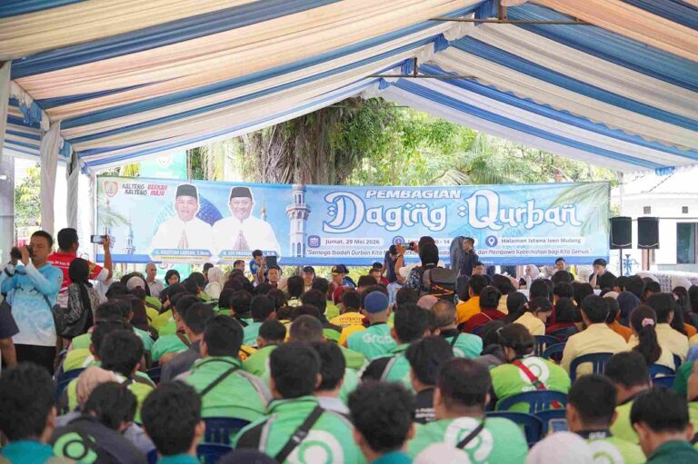 Wujud Kepedulian Iduladha 1447 H, Pemerintah Kalteng Salurkan Daging Korban.