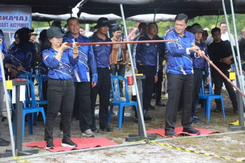 Meriahkan Hari Bhayangkara 80, Polda Gelar Lomba Menembah dan Sumpit.