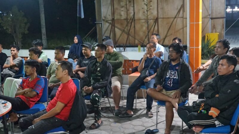 Jalin Sinergi, Anggota Kodim 1016/Plk Nonton Bareng Piala Dunia 2026