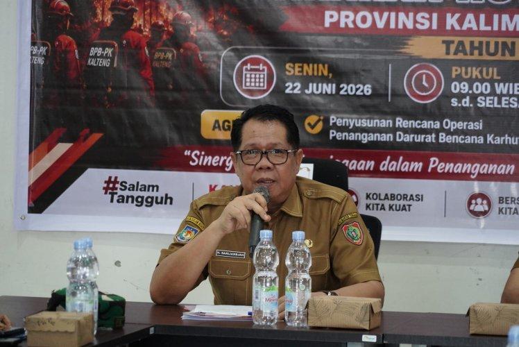 Hadapi Ancaman Karhutla, Kalteng Perkuat Koordinasi.