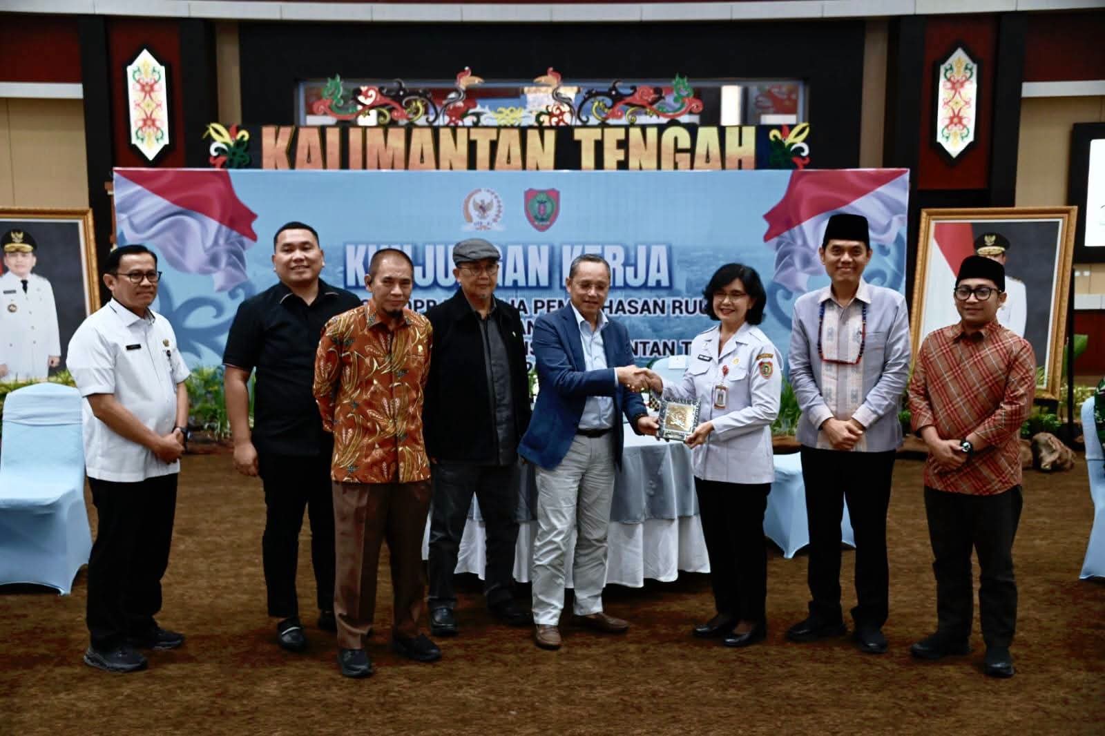 Pemerintah Kalteng Terima Tim Panja RUU Kabupaten dan Kota Komisi II DPR RI.