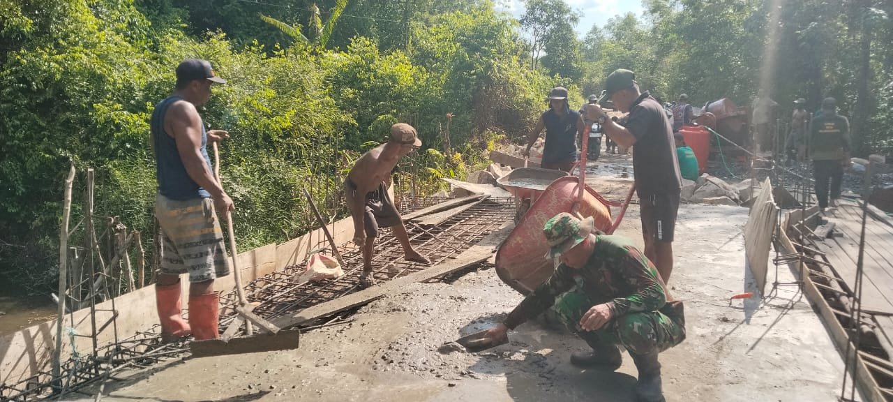 Pembangunan Jembatan Armco Terus Berlanjut