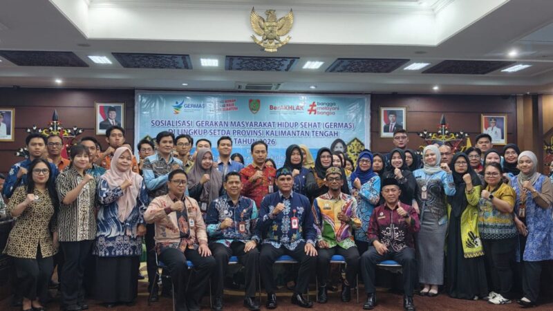 Di Sosialisasikan Gerakan Masyarakat Hidup Sehat Lingkup ASN Kalteng.