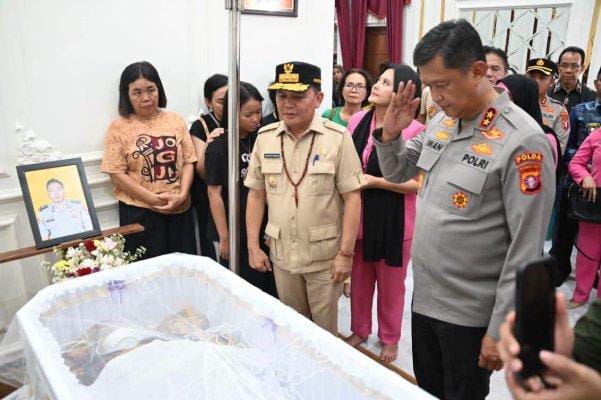 Gubernur Bersama Kapolda Kalteng Jenguk dan Melayat Alm.Yudhie Perdana Putra.