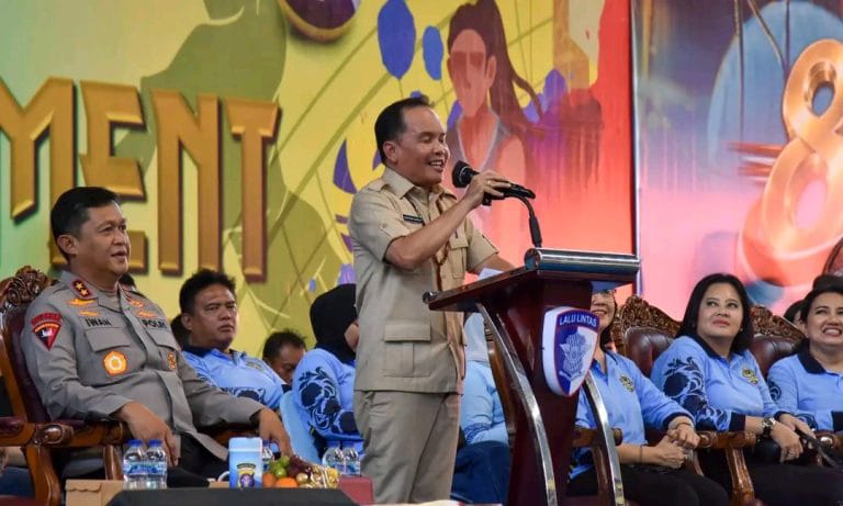 Gubernur Agustiar Sabran Buka Turnamen Voli KapolDa Cup II 2026.