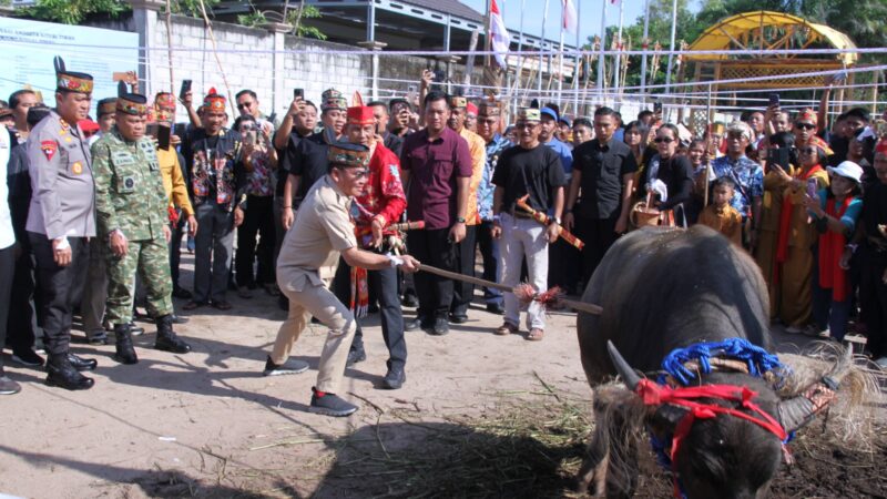 Dihadiri Gubernur, Arton Sebut Tiwah Ritual Terakhir dan Tertinggi Kaharingan.