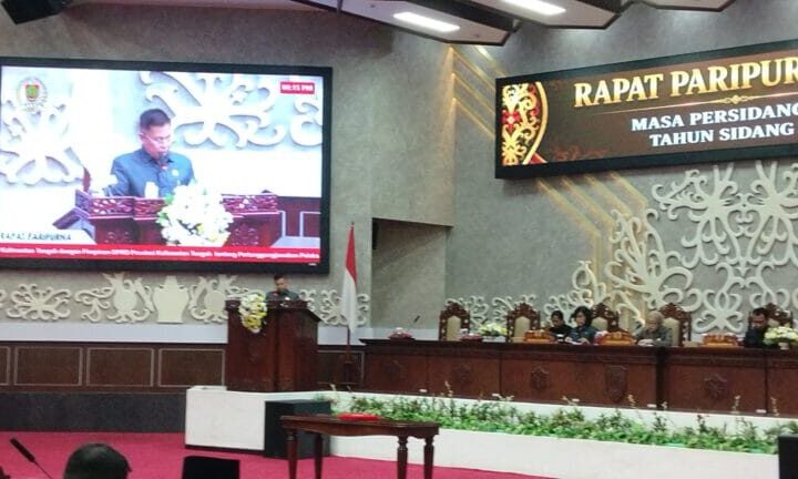 Juru Bicara Dewan, APBD Kalteng 2025 Defisit Rp 149,53 Milyar.