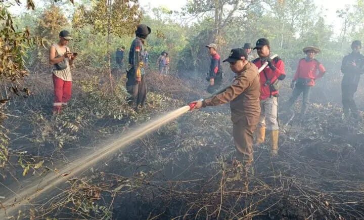 Dinas Kehutanan Responsif Karhutla Tumbang Nusa.