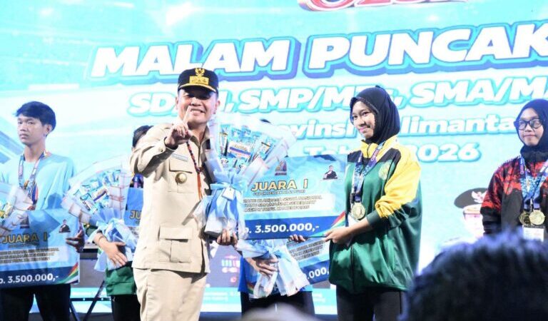 Gubernur, Pemerintah Berkomitmen Cetak Atlet Muda Berprestasi dan Lepas Atlit O2SN.