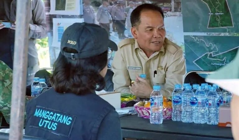 Gubernur Pantau Posko Siaga Karhutla Pulang Pisau.