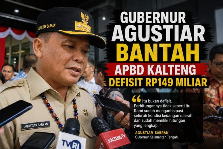 Gubernur Agustiar Sabran Pelaksanaan APBD 2025 Tidak Defisit.