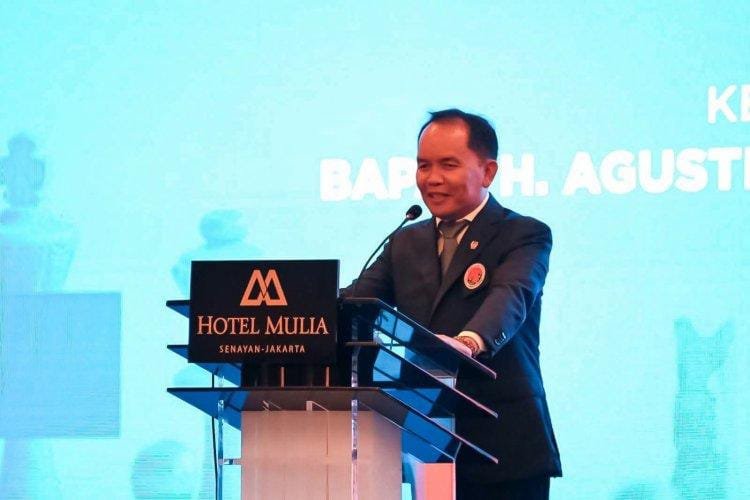 Ketua Umum Koni Pusat, Agustiar Resmi Pimpin PB Percasi Priode 2026-2030.