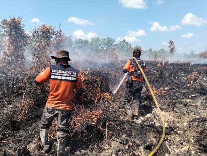 Karhutla Meluas, Satgas Perkuat Operasi Libatkan Kekuatan Udara dan Darat.