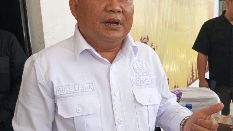 Anggota DPR RI Bias Layar, Penanganan Kasus Tumbang Kalemei Harus Obyektif dan Profesional.