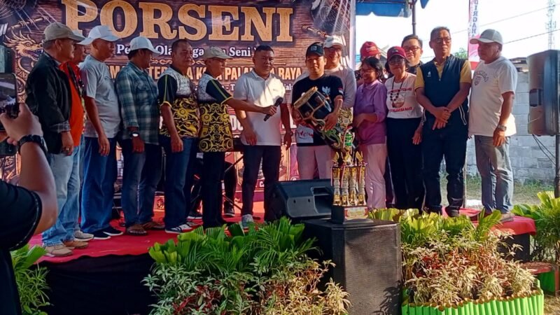 Dibuka Bias Layar, Meriahkan HUT RI 81 Dusmala-Tebama Kota Palangka Raya Gelar PORSENI ke V.