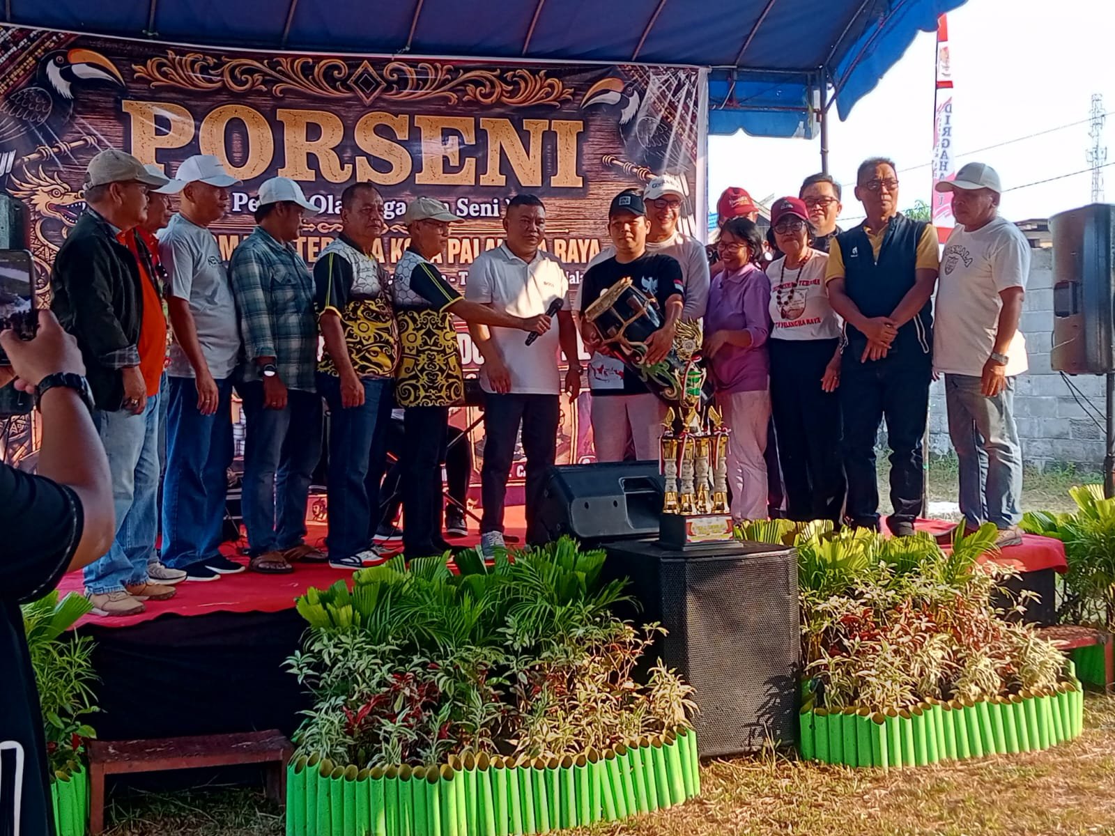 Dibuka Bias Layar, Meriahkan HUT RI 81 Dusmala-Tebama Kota Palangka Raya Gelar PORSENI ke V.