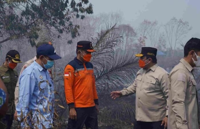 Wagub Edy Pratowo Tinjau Langsung Penanganan Karhutla.