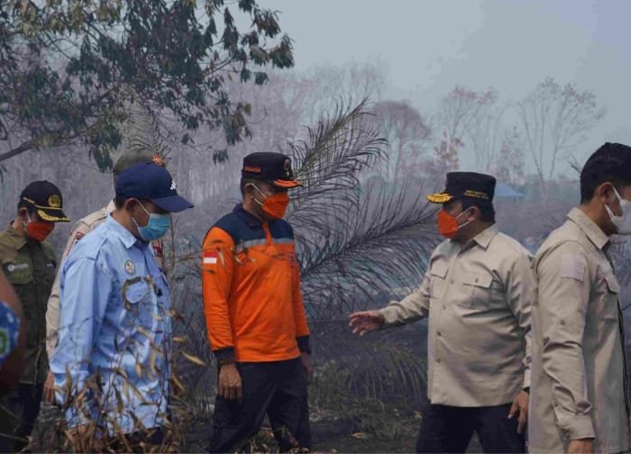 Wagub Edy Pratowo Tinjau Langsung Penanganan Karhutla.