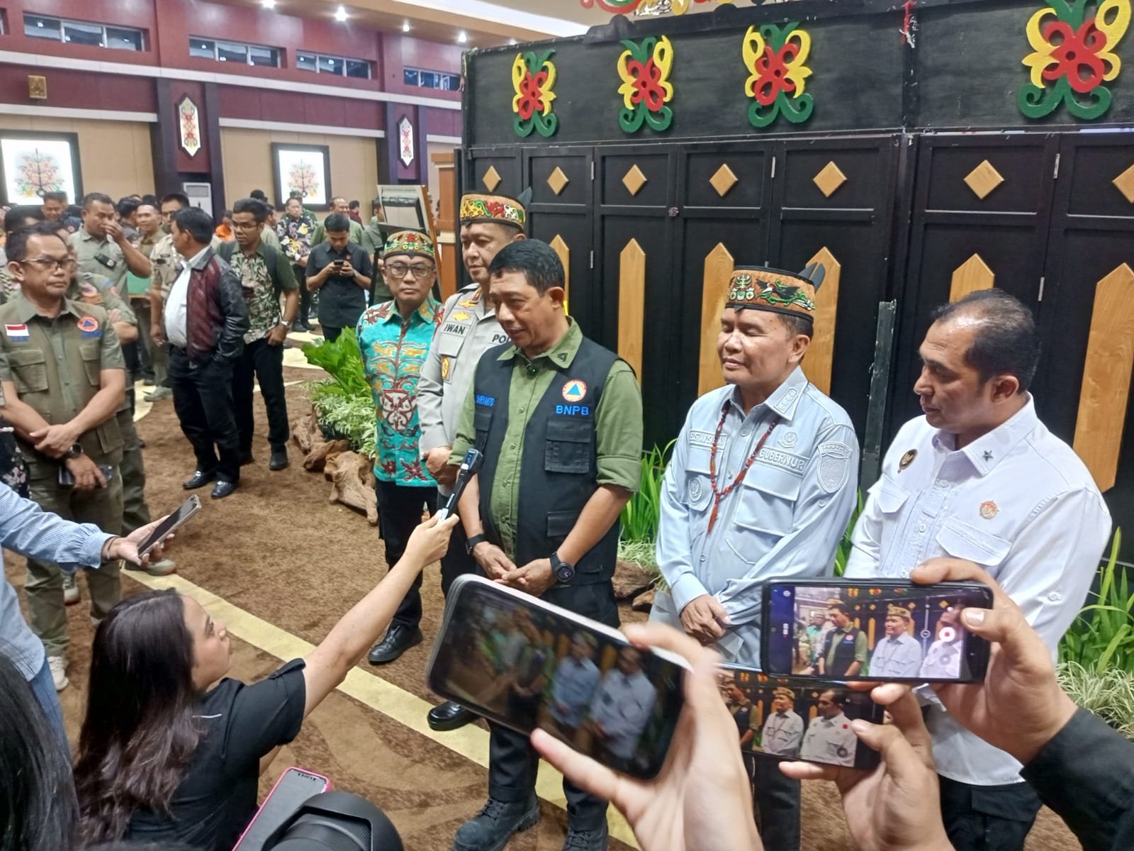 Rakor Karhutla, BNPB Janji Bantu Pesawat Water Bom dan Pesawat OMC.