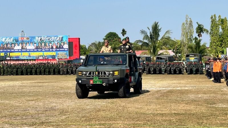 Peringatan 1 Kodam XXII/Tambun Bungai Momentum Perkuat Pengabdian Sekaligus Menjaga Sinergitas.