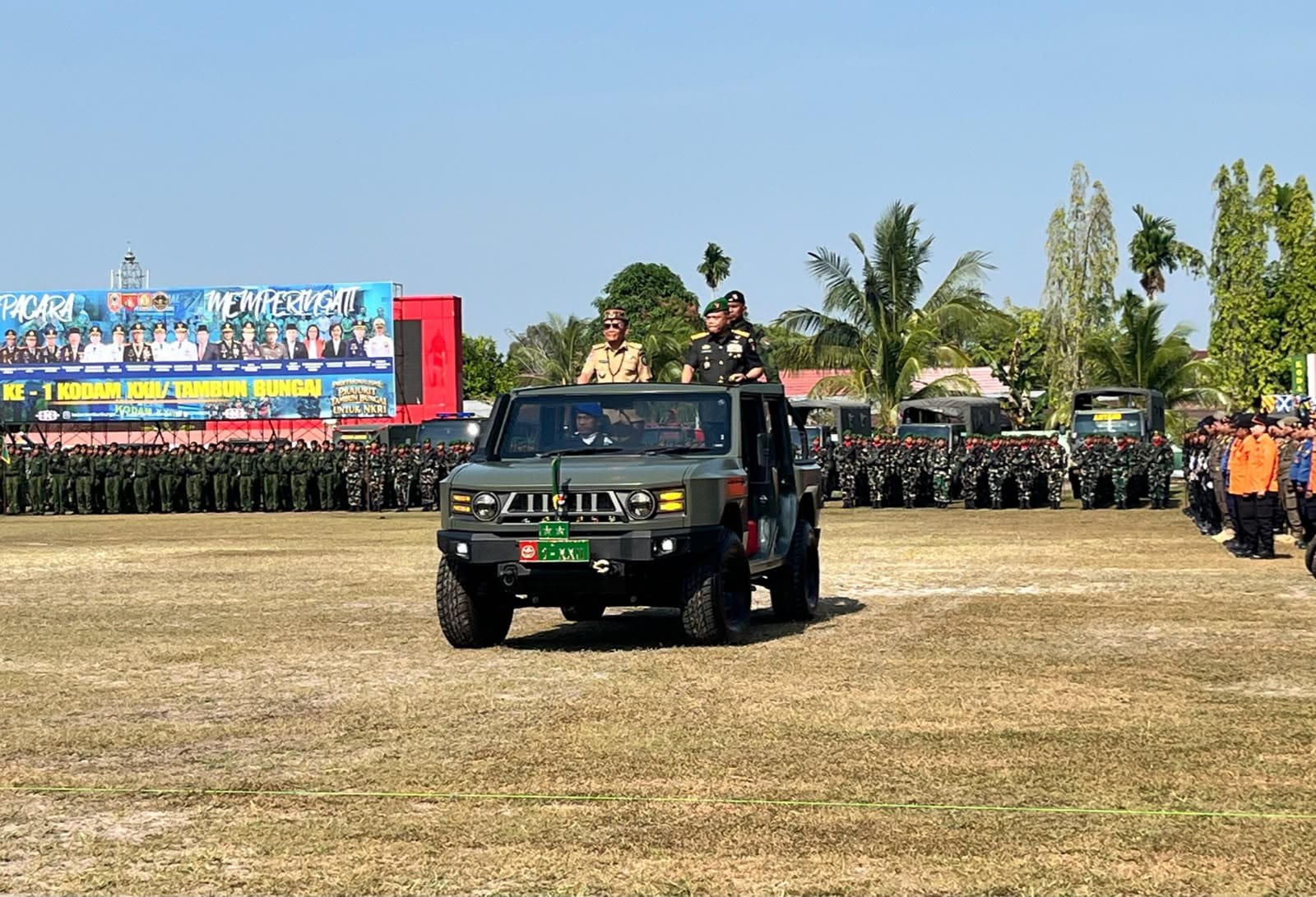 Peringatan 1 Kodam XXII/Tambun Bungai Momentum Perkuat Pengabdian Sekaligus Menjaga Sinergitas.