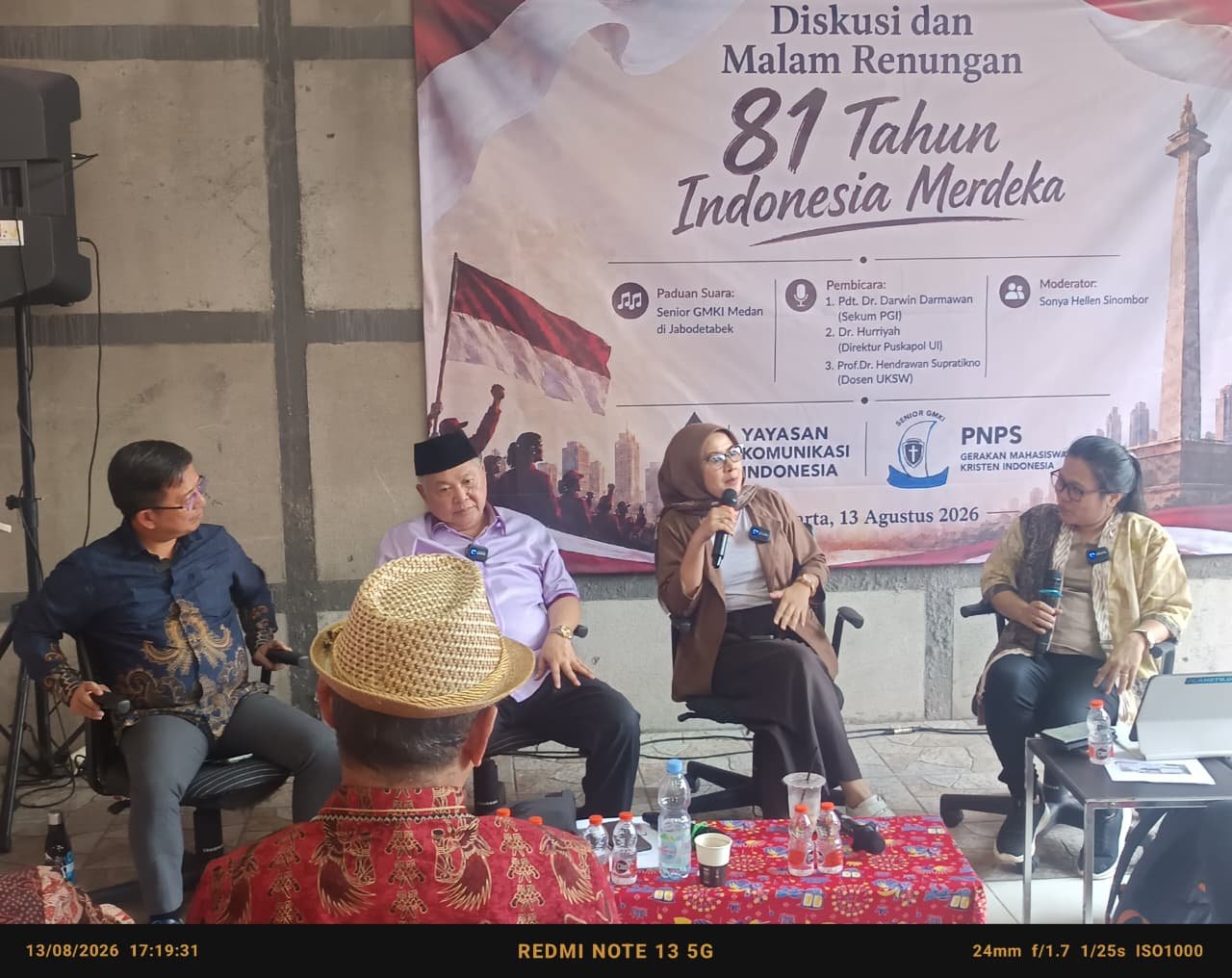 YKI dan Sinior GMKI Gelar Refleksi 81 Tahun Merdeka Ternyata Kemerdekaan Masih Harus Diperjuangkan
