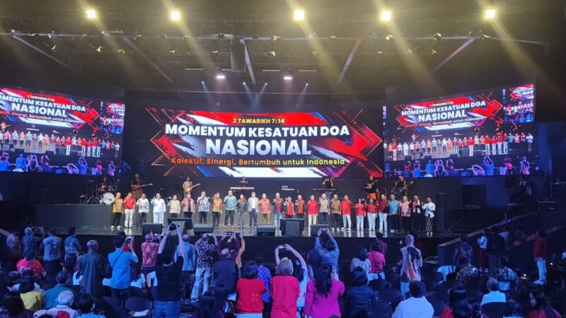 Aras Gereja Nasional Bersama JDN, FGBMFI, Gelar Momentum Kesatuan Doa Nasional 2026