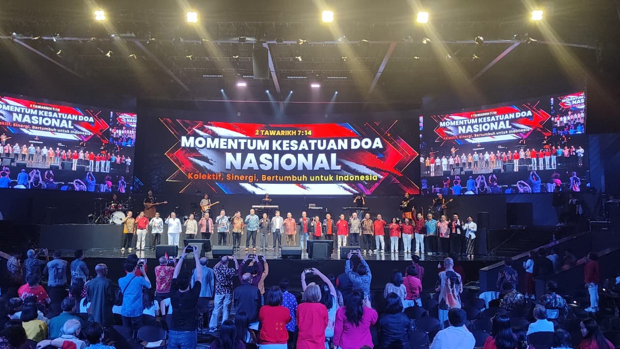 Aras Gereja Nasional Bersama JDN, FGBMFI, Gelar Momentum Kesatuan Doa Nasional 2026