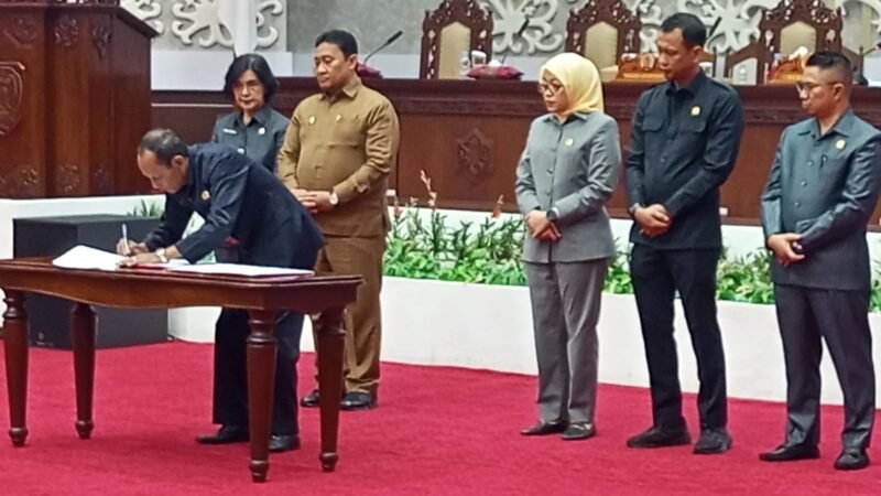 DPRD Kalteng Bersama Pemerintah Tandatangani KUA/PPAS RAPBD 2027.
