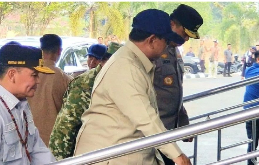 Tinjau Karhutla, Presiden RI Tiba di Kalteng, Area Terbakar Capai 4499,21 ha.