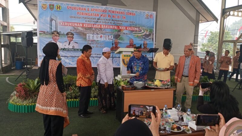 Meriahkan HUT RI 81, dan Ultah Hasnur Gruop ke 60, KKB Kalteng Syukuran.