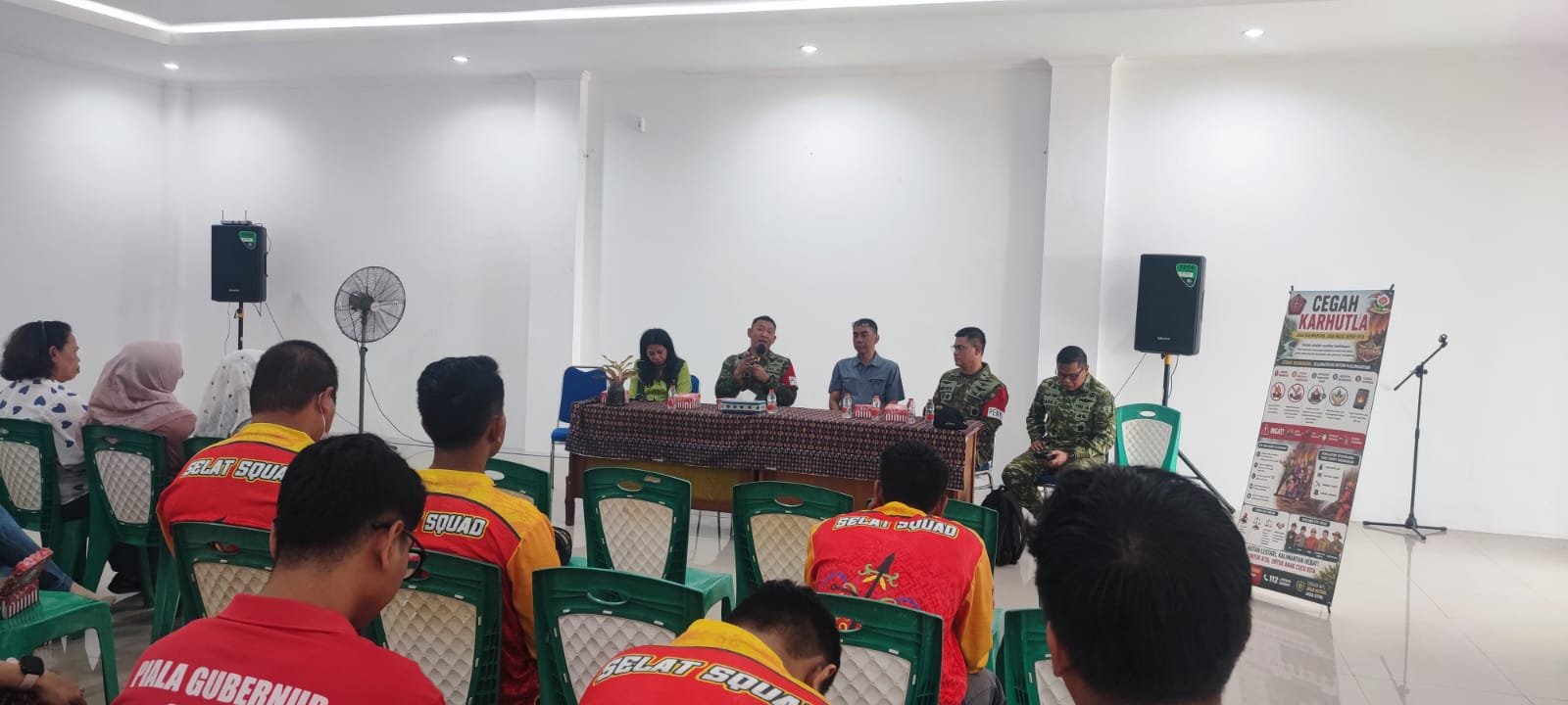 Hari keempat, Pasis Dikreg Sesko TNI LVI berikan Penyuluhan Karhutla di Kec. Selat, Kab. Pulang Pisau