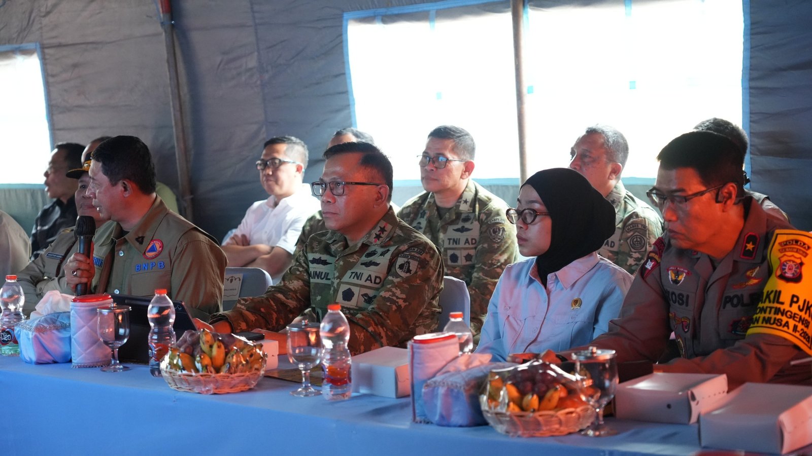 Pangdam XXII/TB Hadiri Rapat Evaluasi Satgas Karhutla Kalteng Dipimpin Kepala BNPB