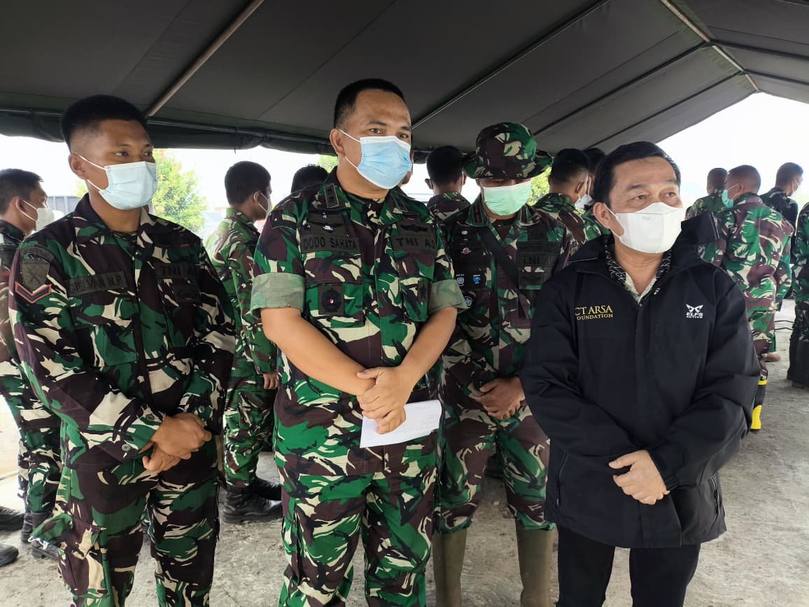 KAPENDAM XXII/TB PANTAU KONDISI SATGAS DAN PEMADAMAN KARHUTLA