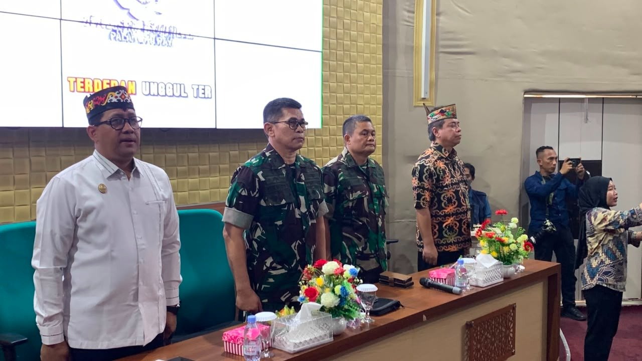 Tim Sosialisasi Mabesad Edukasi Civitas Akademika UIN Palangka Raya Cegah Karhutla