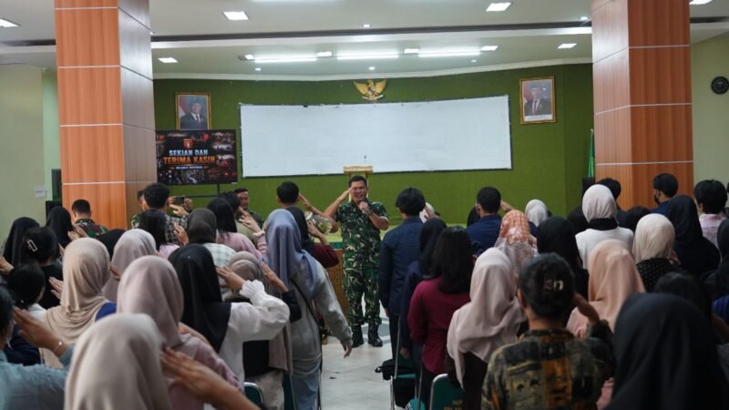 Tim Penyuluh Karhutla Mabesad Berikan Penyuluhan Karhutla kepada Mahasiswa Baru UMPR